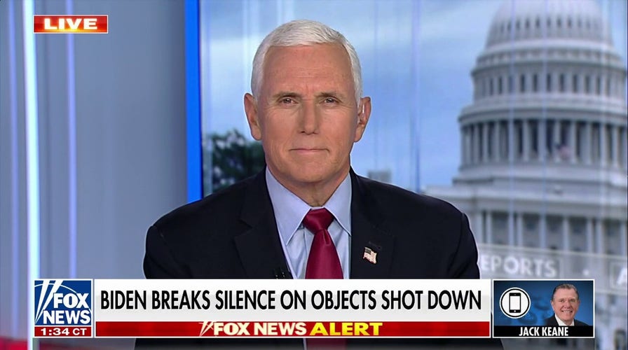 Biden’s address on aerial objects ‘too little too late’: Mike Pence