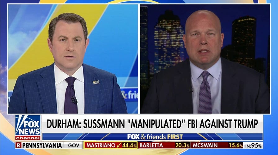 Sussmann trial 'hard to not be politicized': Matt Whitaker