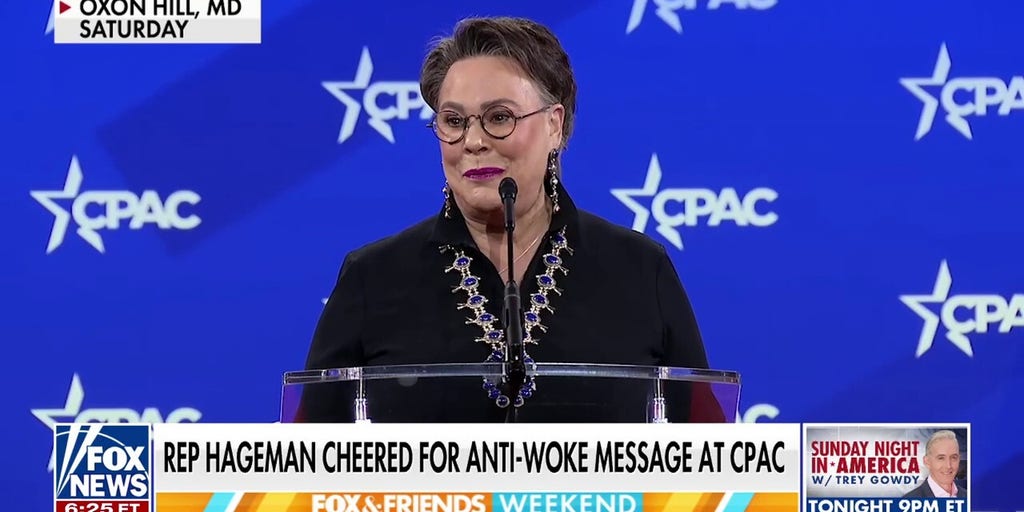 CPAC crowd cheers Rep. Hageman's anti-woke address