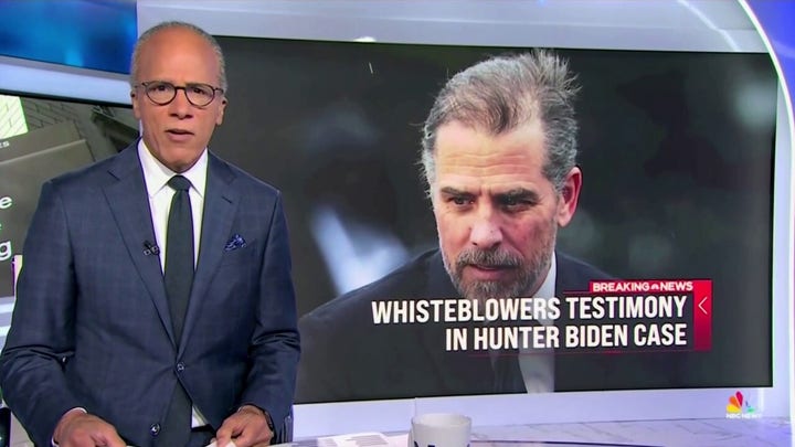 NBC covers whistleblower claim FBI and IRS 'improperly interfered' in Hunter Biden case
