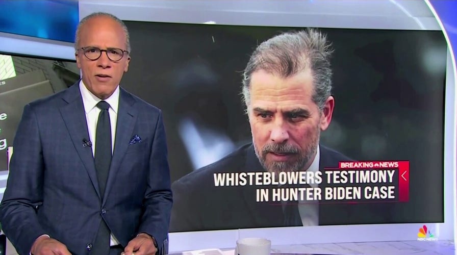 NBC covers whistleblower claim FBI and IRS 'improperly interfered' in Hunter Biden case