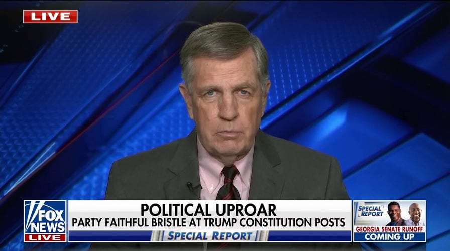 Brit Hume: GOP has to carry the burden of explaining, defending, or criticizing Trump
