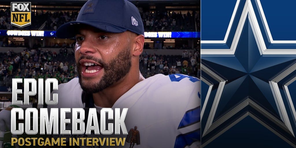 'That was for Marshawn' - Dak Prescott after Cowboys' comeback win over Eagles | NFL on FOX