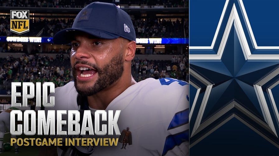 'That was for Marshawn' - Dak Prescott aft  Cowboys' comeback triumph   implicit    Eagles | NFL connected  FOX