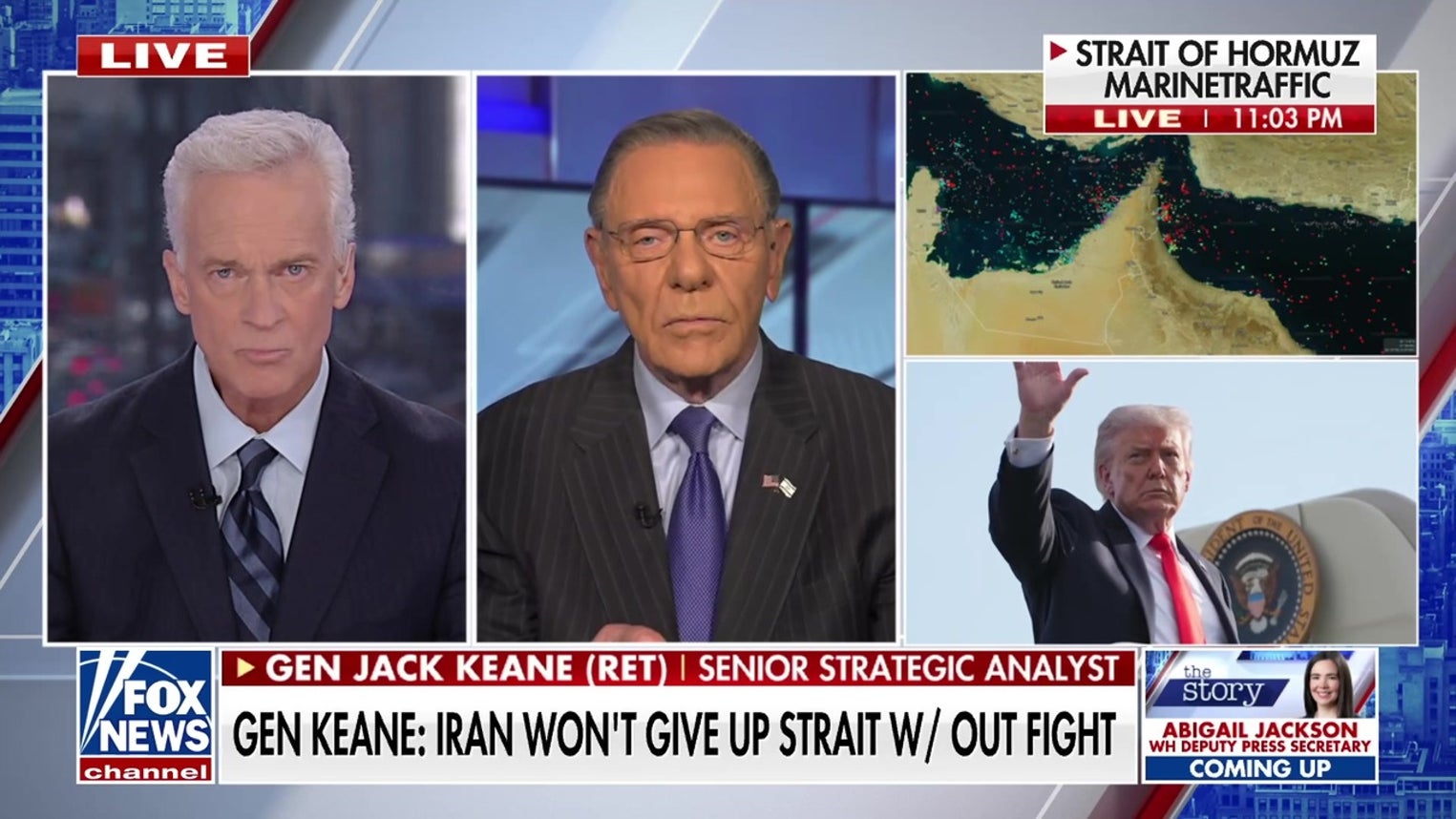 Gen Jack Keane: If Iran doesn’t comply, military escalation is ‘for sure’