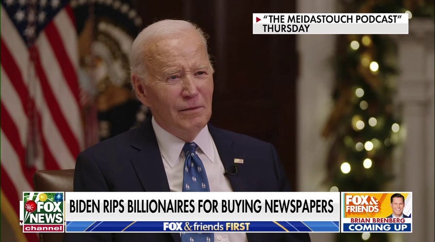 Biden reveals how the media has fundamentally changed in 'rare' interview