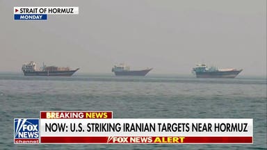 US strikes Iranian targets near Strait of Hormuz