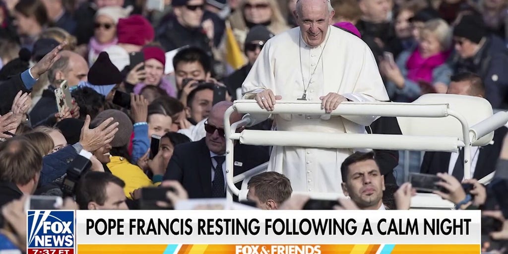 Pope Francis showing 'signs of improvement' as hospitalization continues