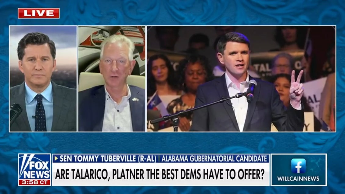 Democrats left their base, Tommy Tuberville says