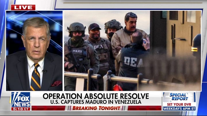Democrats criticizing Trump’s actions against Maduro is just ‘Trump Derangement Syndrome’: Brit Hume