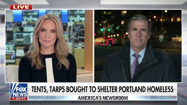 Taxpayer-funded tents, tarps provided in Portland to support the homeless