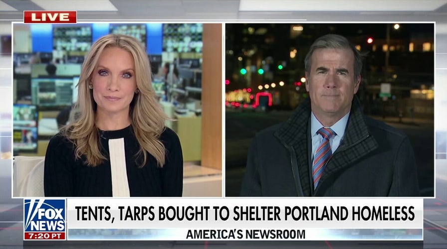 Taxpayer-funded tents, tarps provided in Portland to support the homeless