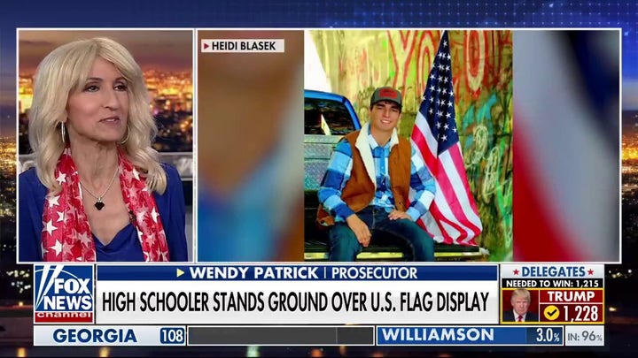 High schooler stands ground amid American flag display kerfuffle