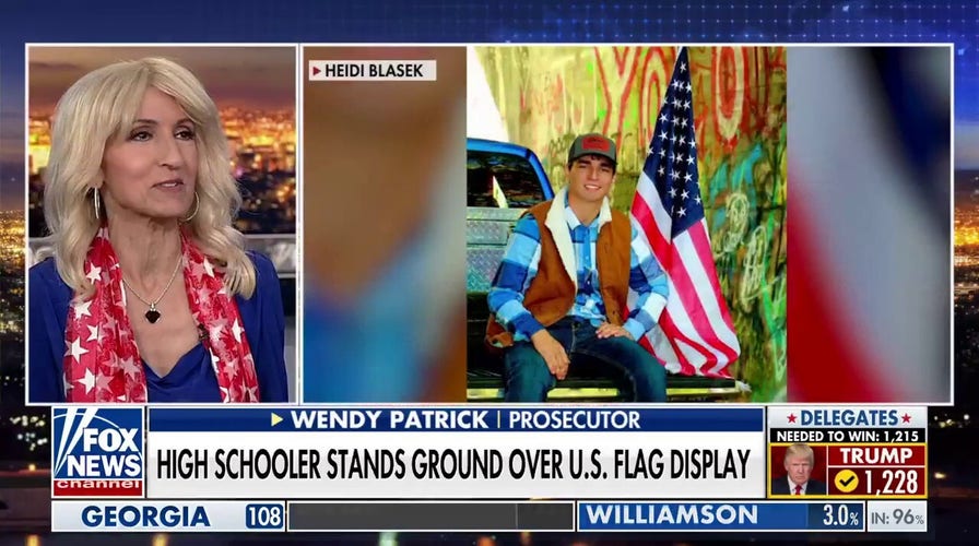 High schooler stands ground amid American flag display kerfuffle