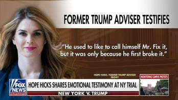 Hope Hicks 'broke down in tears' in testimony during NY v. Trump trial: Madeleine Rivera