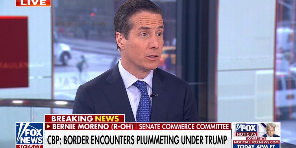 Sen. Moreno calls out Democrats' 'insane' immigration ideas as CBP encounters plummet under Trump