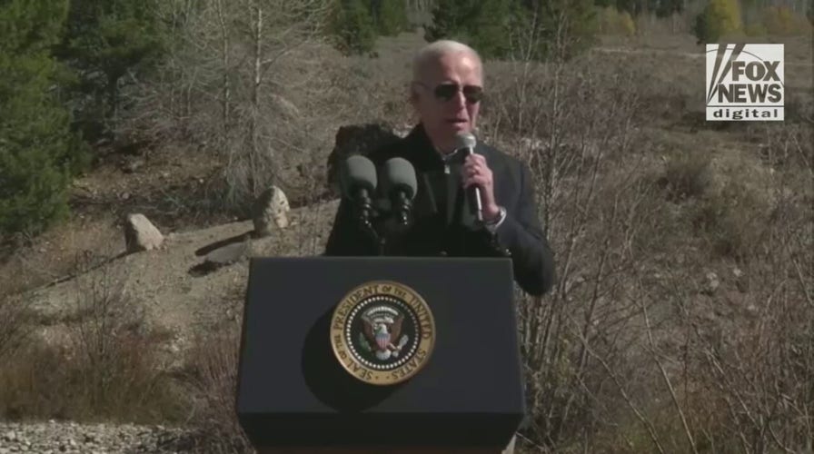 Biden says son Beau 'lost his life in Iraq' during Colorado speech