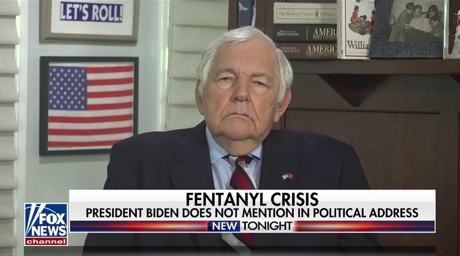 What didn't Biden mention in his political address?