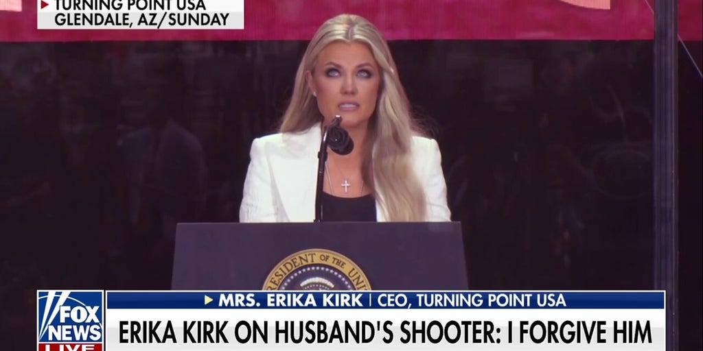 Erika Kirk forgives Charlie Kirk's assassin