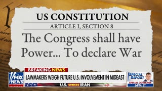 Bipartisan group of lawmakers push Congress to vote on resolution to block possible US intervention in Iran
