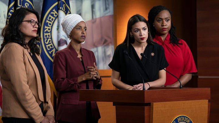 Squad members leap to Ilhan Omar's defense amid infighting over tweet