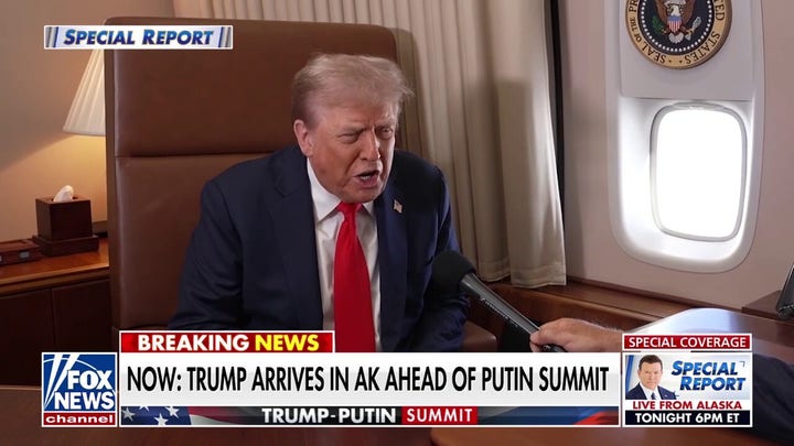  President Trump on talk with Putin: I'd like to see a ceasefire