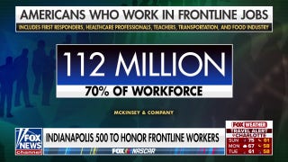 Frontline workers honored at the Indianapolis 500