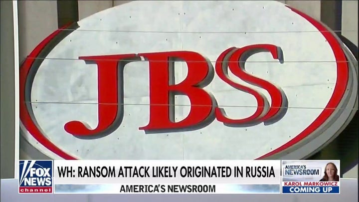 White House investigation ransom attack on meatpacking company