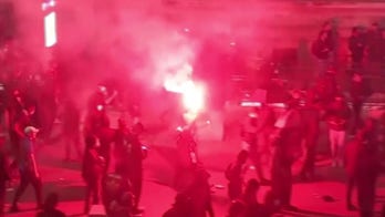 Rioters take to the streets after French election results pour in: video