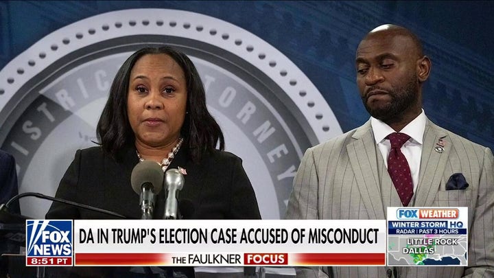 Fani Willis urged to resign from Trump election case after misconduct allegations 