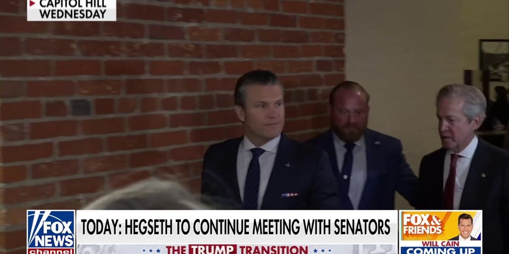 Hegseth continues meetings with GOP senators on Capitol Hill
