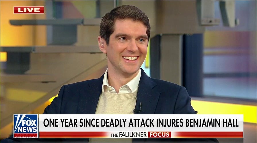 Benjamin Hall shares message of faith one year after being injured in Ukraine