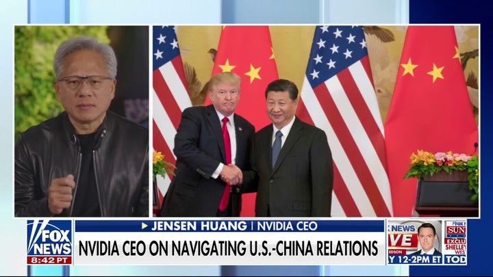  CEO de Nvidia CEO a los aranceles de Trump el impulso a la fabricación de chips de IA en EE. UU.