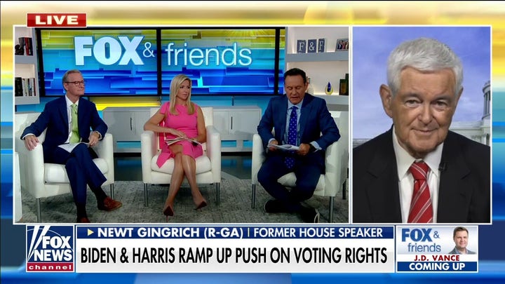 Gingrich: 'Half' of the time Harris ‘looks like a fool more than a VP'