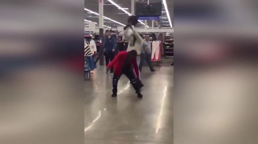 Knife wielding man taken down by US veteran in a Walmart