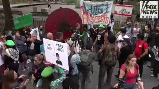 Luigi Mangione supporters cheer dropped terror charge