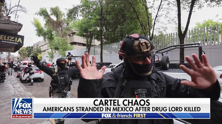 Americans stranded in Mexico after drug lord killed