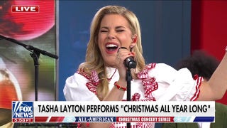 Christian music star Tasha Layton performs hit Christmas song live