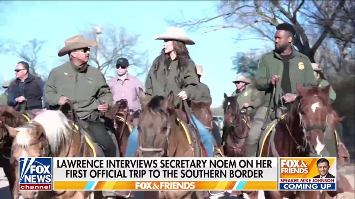 Lawrence Jones gets helicopter, horseback tour of southern border 