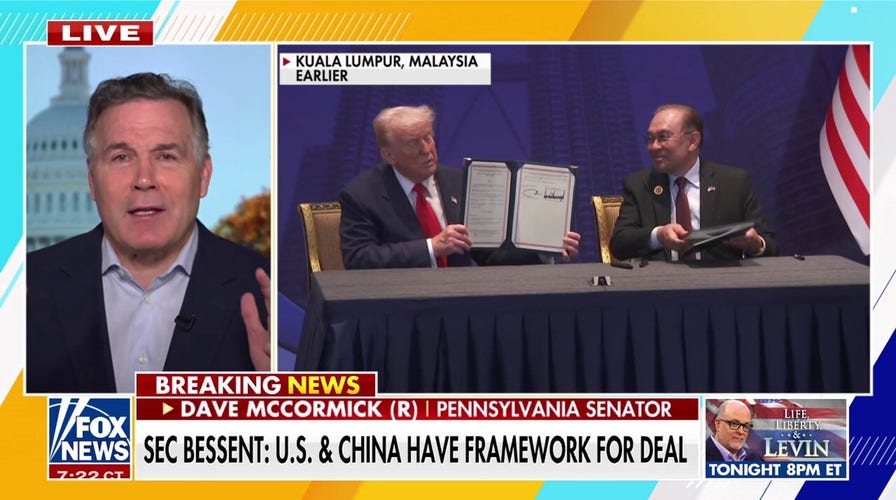 US, China agree to trade deal framework as Trump arrives in Asia