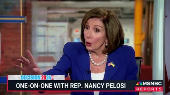 Pelosi snaps at MSNBC host, says defending Trump 'may be your role, but it ain’t mine'
