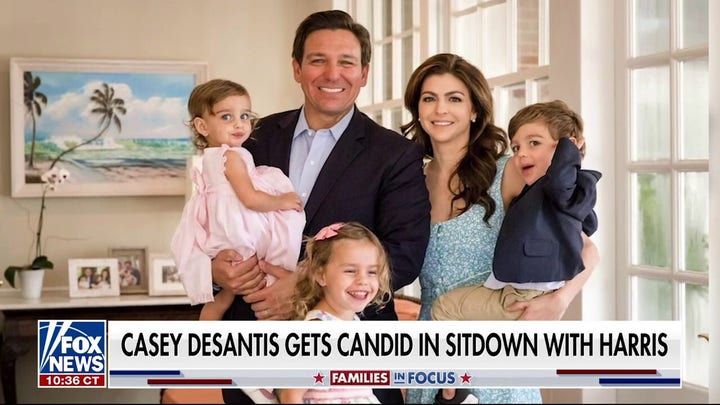 Casey DeSantis gets candid with Harris Faulkner during sit-down interview