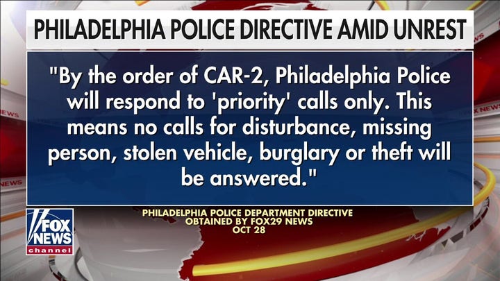Philadelphia police reportedly being told not to arrest looters