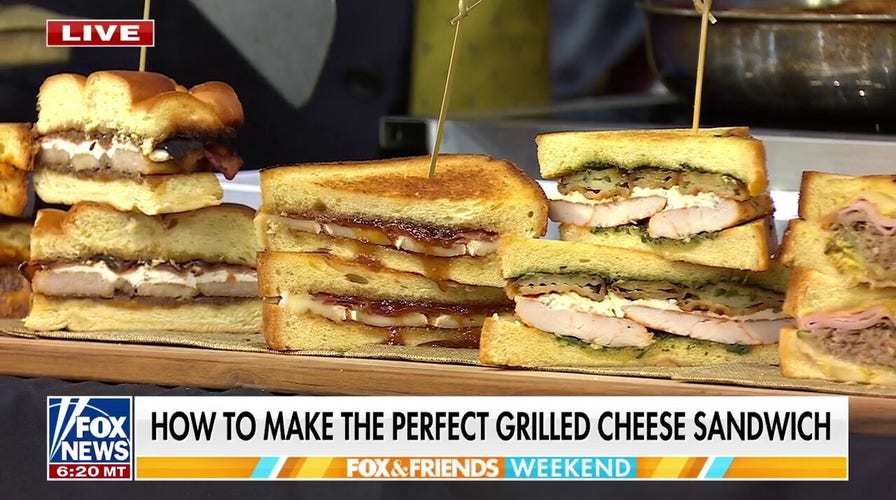 ‘Fox & Friends Weekend’ hosts celebrate National Grilled Cheese Day with expert chef