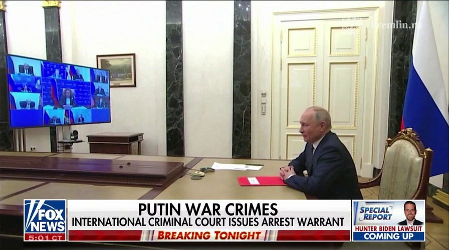 International Criminal Court issues arrest warrant for Vladimir Putin