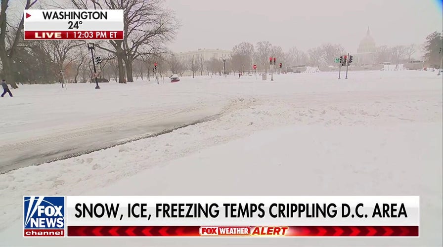 Washington, DC residents see snow, ice and frigid temperatures