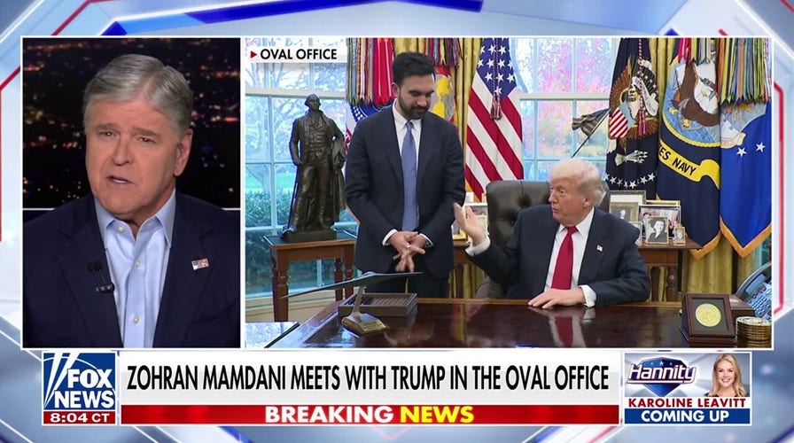 Mamdani is asked astir  past   comments astir  Trump successful  Oval Office gathering  