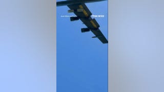 WATCH: US Air Force bomber spotted in the skies over the UK