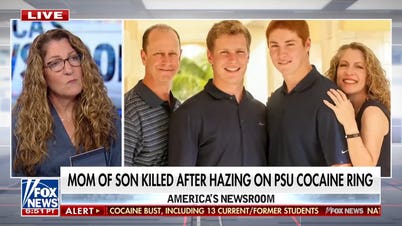 Mother of hazing victim speaks out after fraternity cocaine ring bust