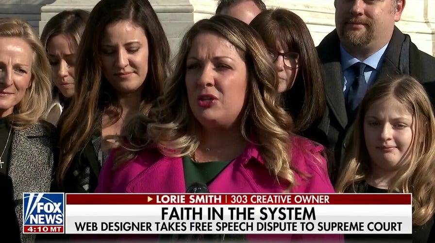 Web designer says creating wedding websites for same-sex couples would violate her free speech